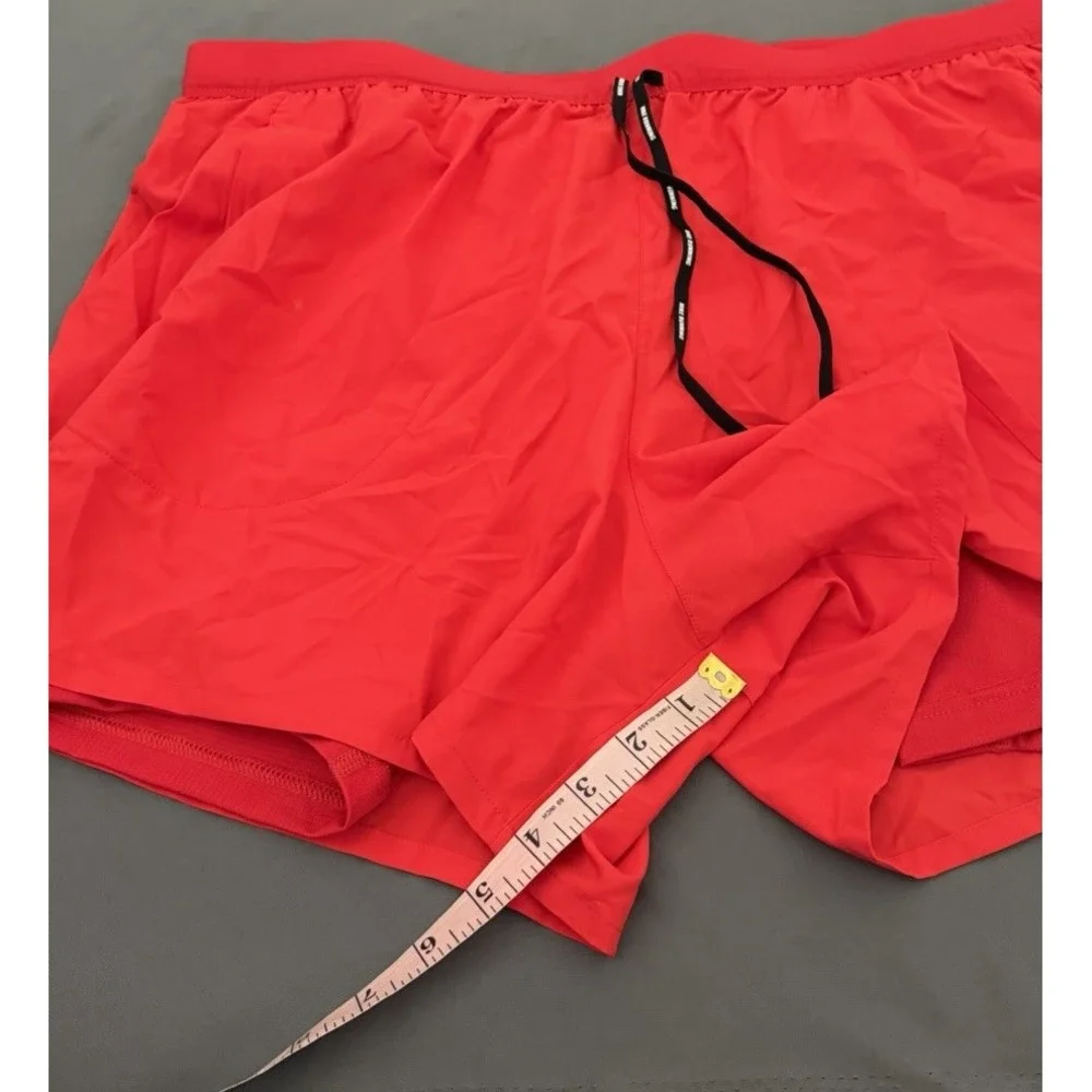 Nike Running Shorts Mens Size XXL Red Black Lined Standard Fit CJ5467-657 NEW